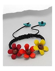 Flower Leather Bracelet