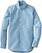 TuffRider Girl's Starter Long Sleeve Show Shirt, Light Blue, 14