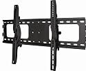 Black tiltable TV wall mount bracket for 37" to 65" TVs