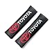 2pcs TOYOTA Carbon Fiber Car Styling Accessories Seat Belt Shoulders Pad Truck Cover COROLLA RAV4 Camry CROWN PRIUS REIZ VIOS YARIS EZ