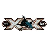 San Jose Sharks 20th Anniversary Patch (2010-11)