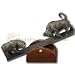 Stock Market Bull and Bear See-Saw Sculpture