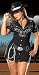 Bling it on in this Plus Size Rhinestone Cowgirl Outfit! (Very short and sexy!)