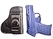 OUTBAGS LOB3S-PF9 Black Genuine Leather IWB Conceal Carry Gun Holster for Kel-Tec PF-9 9mm. Handcrafted in USA.