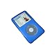 ELECTRIC BLUE skin case for iPod Video 30gb 5th/6th Generation + Screen Protector
