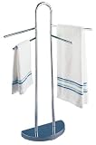 WENKO 16610100 Handtuch- und Kleiderst&auml;nder Cosenza - 4 bewegliche Arme, Chrom, 19.5 x 92.5 x 17.5 cm