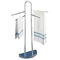 WENKO 16610100 Handtuch- und Kleiderst�nder Cosenza - 4 bewegliche Arme, Chrom, 19.5 x 92.5 x 17.5 cm