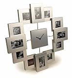 Wanduhr mir Bilderrahmen für Fotos Freundschaftsuhr