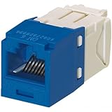 Panduit CJ688TGBU Category-6 8-Wire TG-Style Jack Module, Blue