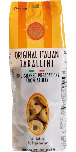 La Piana  Original Italian Tarallini, 8.8-Ounce Bags (Pack of 4)