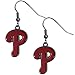 MLB Philadelphia Phillies Dangle Earrings