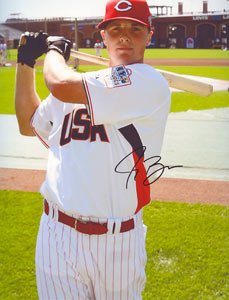 Jay Bruce Signed Cincinnati Reds 8x10 Photo
