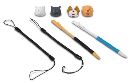 Nintendo 3DS/DSXL/DSi/DSL Dogs + Cats Universal Retractable Stylus Pack for - 6 Pieces