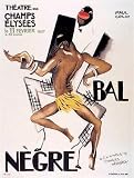 Bal Negre by Paul Colin. Art Print On Canvas.. 33 inches width by 43.75 inches height. Art Print On Canvas.