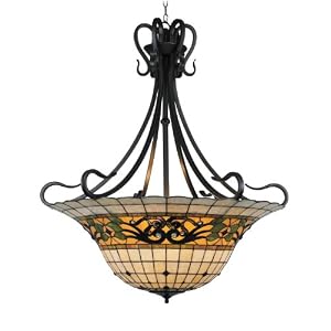 Tiffany Buckingham Six Light Pendant in Vintage Antique