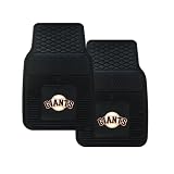 A Set of 2 MLB Universal Fit Front All-Weather Floor Mats - San Francisco Giants by Fan Mats