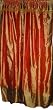 Christmas Gift-silk Sari Drapes-2 Cinnabar Panels Drapes India Decor Window Treatments