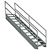 EGA Industrial Stairway - 6 Steps - All-Welded