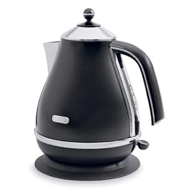 De'Longhi Icona KBO3001.BK Jug Kettle, 3kW, Black