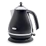 De'Longhi Icona KBO3001.OB Jug Kettle, 3kW  (Onyx Black)