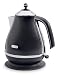 De'Longhi Icona KBO3001.OB Jug Kettle, 3kW, Onyx Black