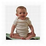 Bella Infant 100% Organic Cotton 5.8 oz infant bodysuit w/lapped shoulders
