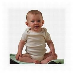 Bella Infant 100% Organic Cotton 5.8 oz infant bodysuit w/lapped shoulders
