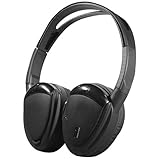 Power Acoustik HP-900S Swivel Ear Pad 2-Channel RF 900 Mhz Wireless Headphones