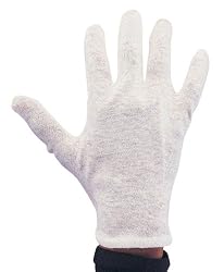 Adult White Masquerade Costume Gloves - Adult Std.