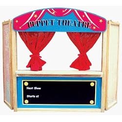 Maxim Puppet Theater with 4 Finger Puppets