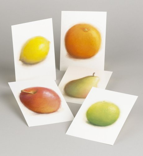5 Part Painted Fruit Design Print Selection