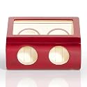 Steinhausen Dual Plus Automatic Watch Winder Cherry-Wood #TM513E