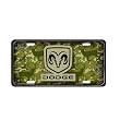 Dodge Camo Metal Auto Tag