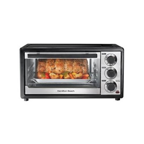Hamilton Beach 31508 Six Slice Toaster Oven Toast Broil Bake