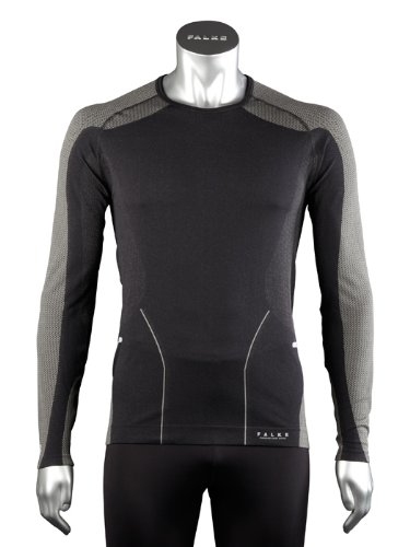 FALKE Herren/uni Sport Longsleeved Shirt \'Fremont\', black, XL, 38500 Preisvergleich