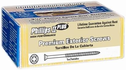 1# 9x2" Tan Exterior Screws