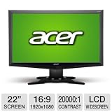 www.allcomputerdeals.com: Acer G215HVAbd Black 21.5 5ms Full HD WideScreen LCD Monitor Monitors