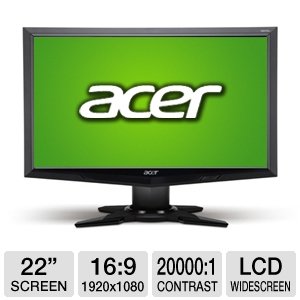 Acer G215HV Abd 21.5-Inch LCD Monitor