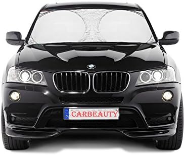Car Sunshade - Front Windshields - Retractable & Folding Outdoor Car Windshield Blinds-Good for Cars