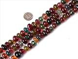 10x12mm freeform potato gemstone fluorite beads strand 15"