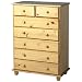 Sol 5 + 2 Drawer Antique Pine Chest of Drawers