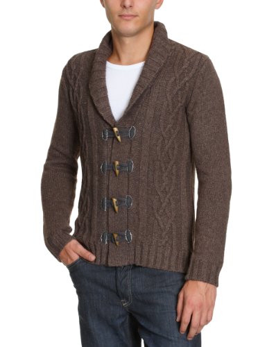CAMPUS Herren Strickjacke 168 6054 61008, Gr. 52/54 (XL), Braun (774) Preisvergleich