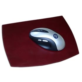 Two-Tone Leather Mouse Pad
