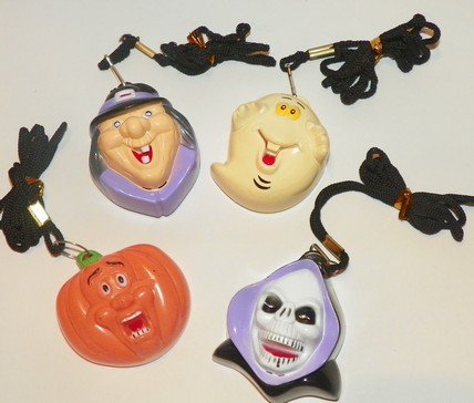 Halloween Necklaces with Sound & Lights - 24 Pc Display Box