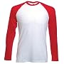Long Sleeve Fruit of the Loom Baseball T-Shirt