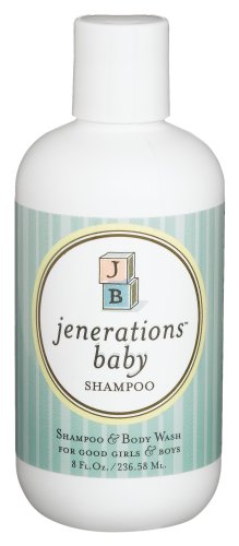 Jenerations Baby Shampoo & Body Wash, 8-Ounce Bottles (Pack of 4)