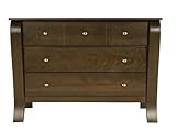Kidz Decoeur Augusta 3 Drawer Change Chest, Chocolate