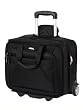 Checkpoint Friendly Wheeled Two Compartment Computer Case Black