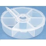 Round Beading Locking Tray Bead Craft Storage Organizer