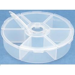 Round Beading Locking Tray Bead Craft Storage Organizer